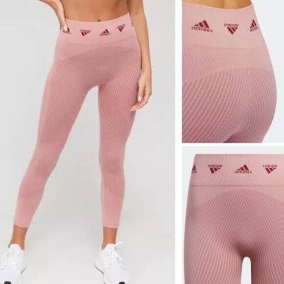 Adidas Women Training Aeroknit Seamless 7/8 Legging Size XS - Picture 1 of 5